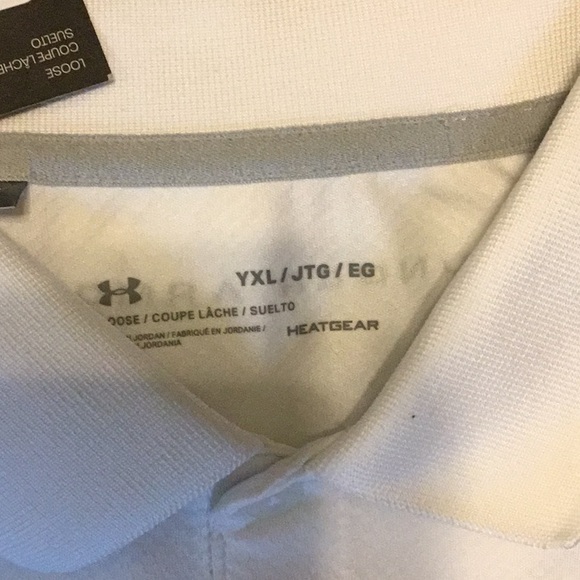 UNDER ARMOUR GOLF SHIRT KIDS. - Picture 2 of 4